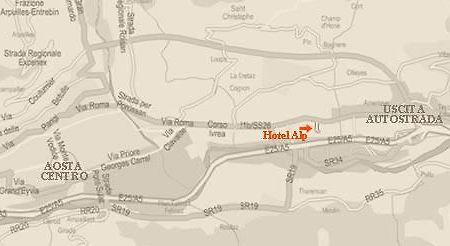 Alp Hotel Аоста Екстериор снимка